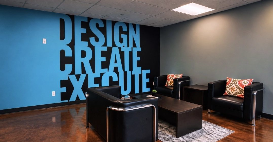 Riverbend Signworks Lobby Wall Wrap